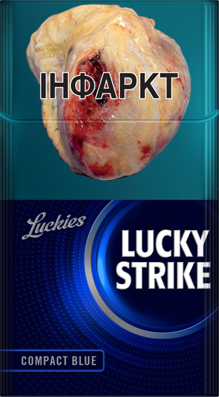 LUCKY STRIKE COMPACT BLUE
